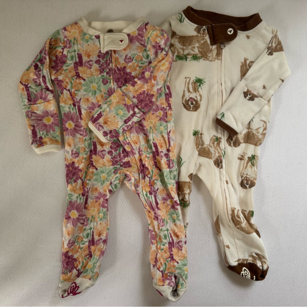 Burt’s Bees Baby 2 Long Sleevee Footies